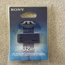 Sony Memory Stick 32MB Flash Card Recording Media MSA-32A Camera Camcorder PDA