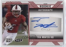 2020 Sage Hit Rookie Red Tra Minter #A13 Auto n1u