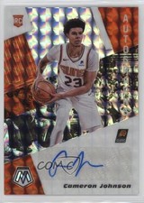 2019-20 Panini Mosaic Rookie Silver Prizm Cameron Johnson #RA-CJN Auto 10qe