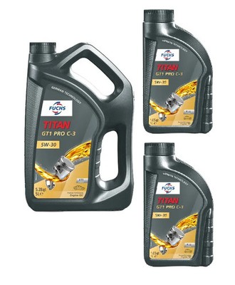 Motoröl Fuchs Titan GT1 Pro C-3 5W-30 7Liter VW 504 00/507 00