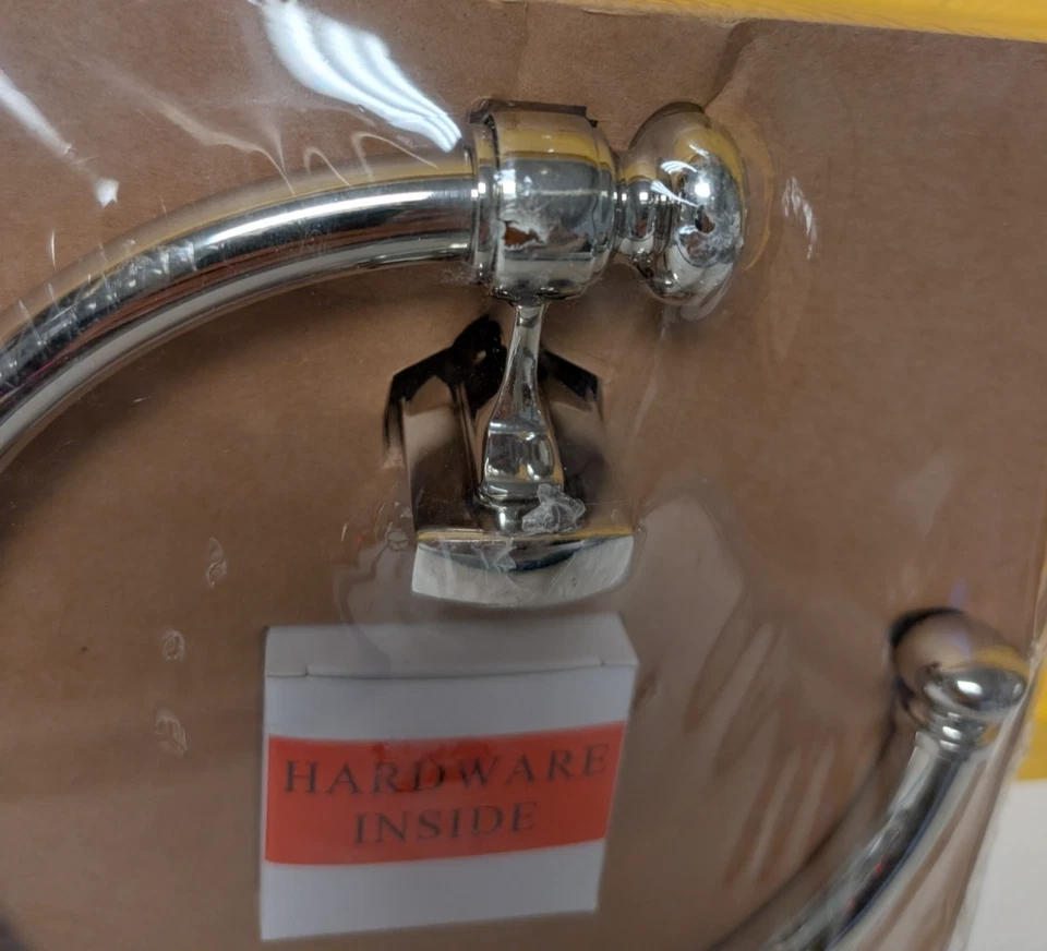 Nuevo hardware de restauración Asbury? ANILLO TOALLA BISTRO NÍQUEL PULIDO Foto 2 de 4