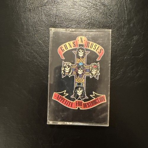 Guns N' Roses Appetite for Destruction Cassette Tape 1987 PLAY TESTED VG+ - Picture 2 of 9
