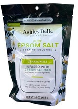 Chamomile Pure Epsom Salt Calms Your Mind infused With Essential Oils