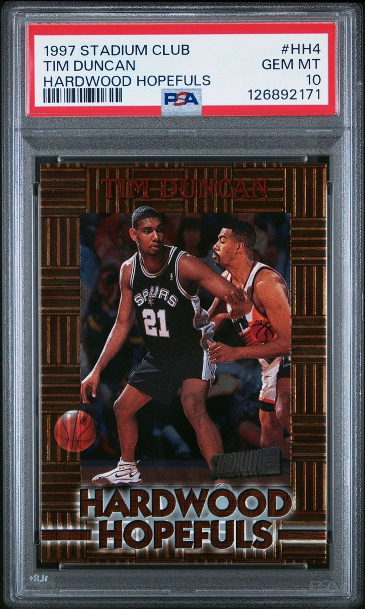 Tim Duncan Basketball Grade 10 Rookie Sports Trading Cards