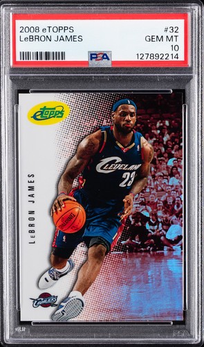 2008 ETOPPS #32 LEBRON JAMES 85/529 PSA 10