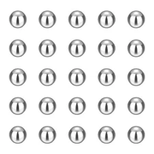 100 Pcs Precision Balls 5/16" Diameter G25 Solid Chrome Steel Bearing Balls