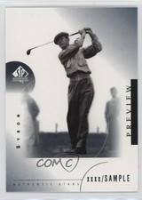 2001 SP Authentic Preview Authentic Stars Byron Nelson #29 t2b