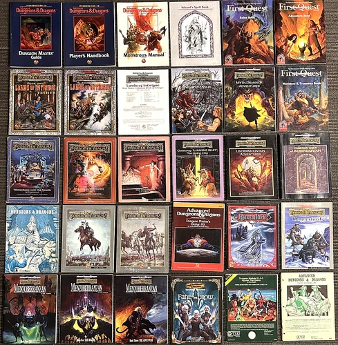 TSR - HUGE Lot of 30 D&D Adventures, Handbooks, and Campaigns - AS-IS!