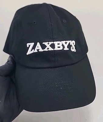 Zaxby's Embroidered Black Uniform Baseball Cap Hat - One Size Fits All New