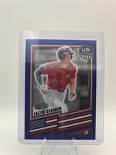 JACOB SEAMON 2024 PANINI USA STARS STRIPES BLUE PRIZM /299 #199