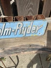 Vintage Chisholm-Ryder Tractor Sign Niagara Falls N.Y. Aluminum Cast