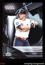2026 Topps Chrome Black Refractor #126 Corey Seager 178/199 RANGERS