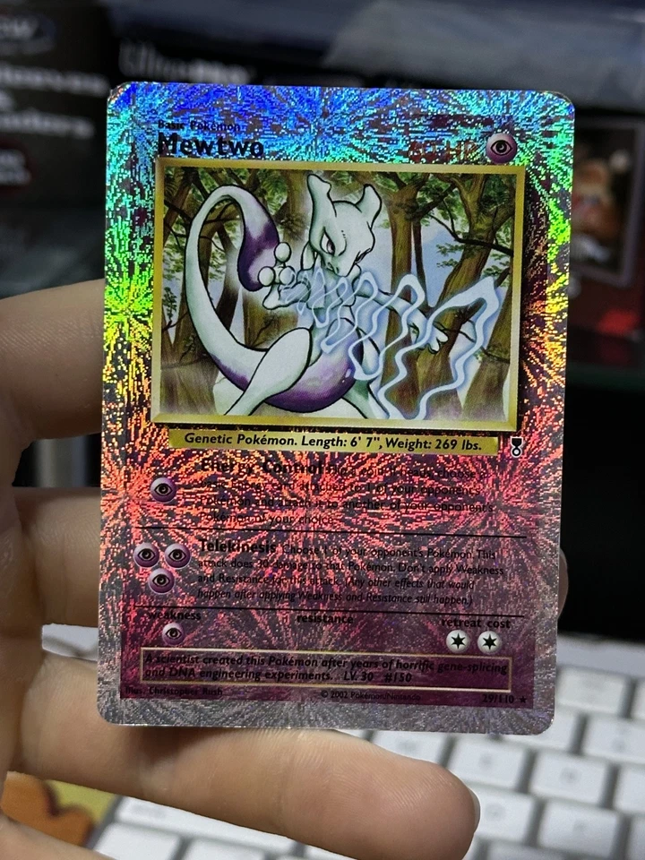 Mewtwo 29/110 Legendary Collection 2002 Reverse Holo Rare Pokémon Card TCG - Image 3 of 4