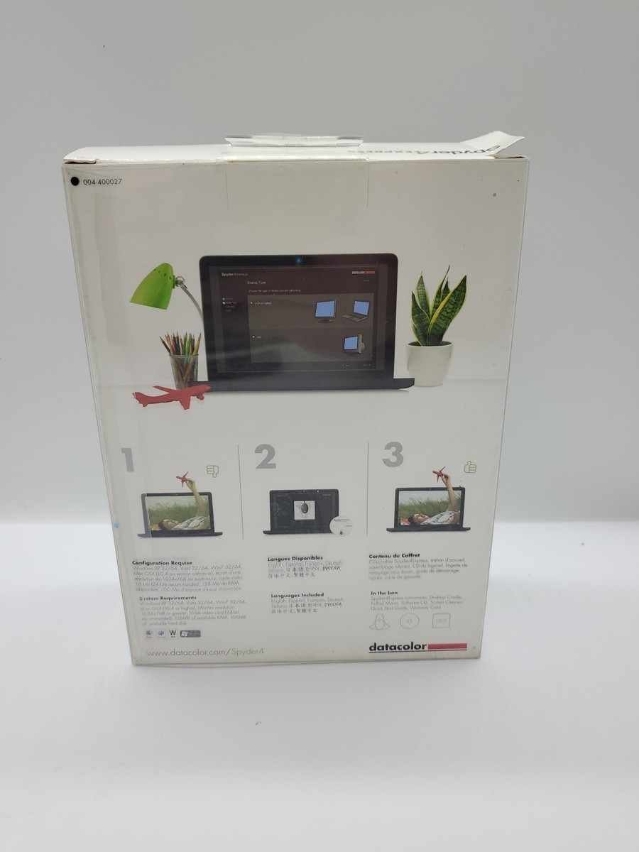 Datacolor Spyder 4 Express Easy Monitor Calibration Colorimeter