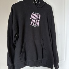 Official BlackPink Born Pink World Tour 2022 Size Large Hoodie Sweatshirt Kpop