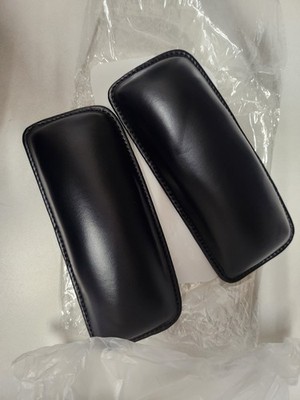 IHOTDER Black PU Leather Memory Foam Car Knee Cushion Pad 2PCS
