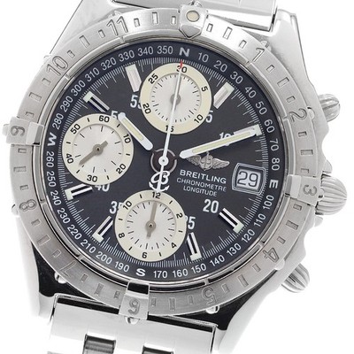 BREITLING A20348 Chronomat Longitude Automatic Men's Watch From Japan G0829