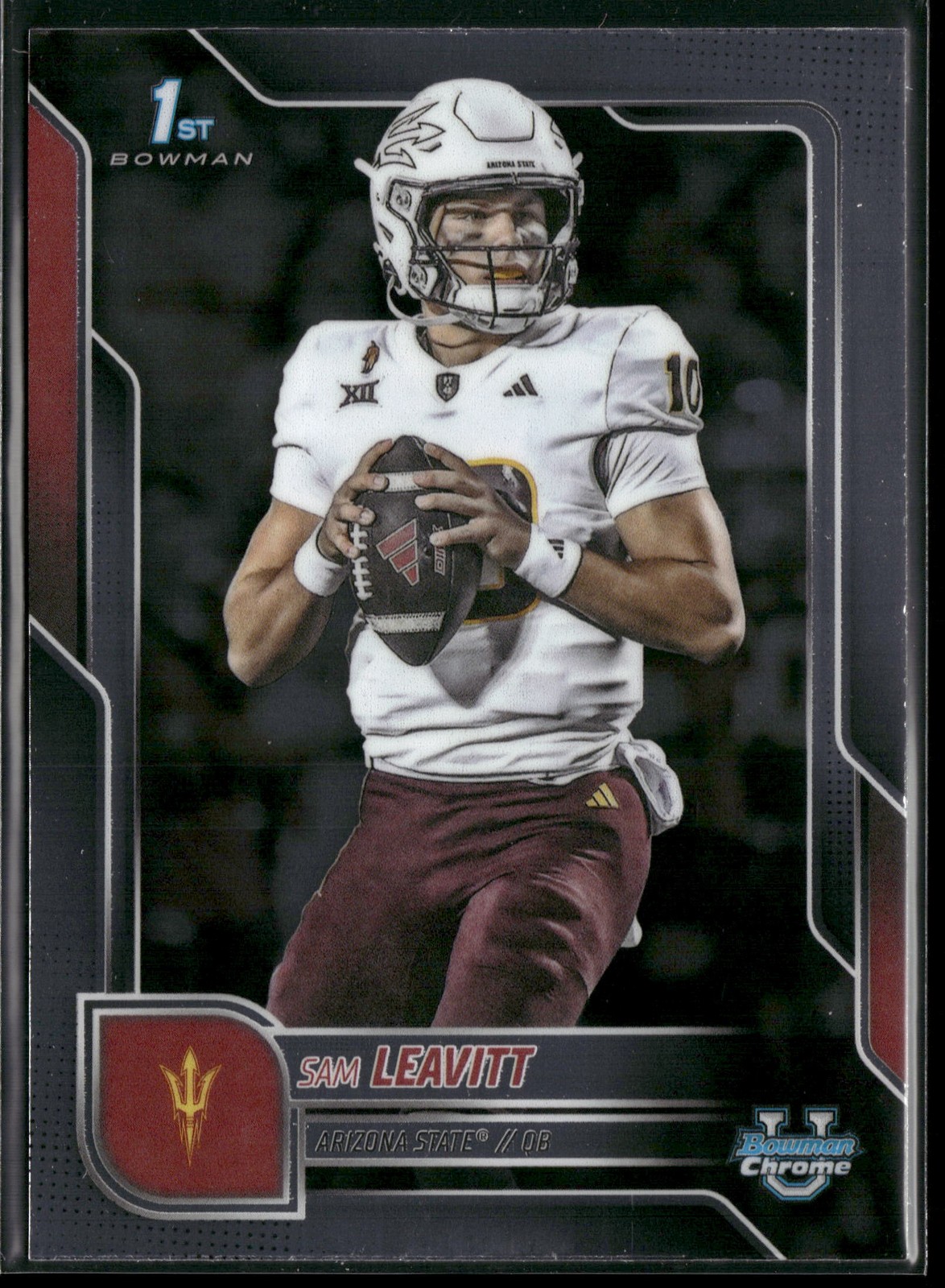 2025 Bowman University Chrome #195 Sam Leavitt