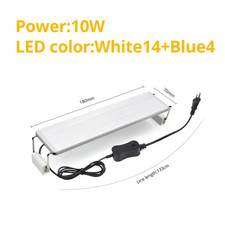 220V Strip Aquarium Light LED Waterproof Fish Tank Clip Light Underwater Decor L