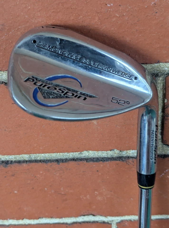 Pure Spin 52* Gap Wedge/Approach Wedge Diamond Face Scoring Wedge Steel Shaft RH - Image 3 of 4