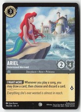 Lorcana - Ariel - Determined Mermaid 196/204 LP Common Normal