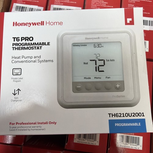 Honeywell T6 Pro Programmable Thermostat (TH6210U2001)