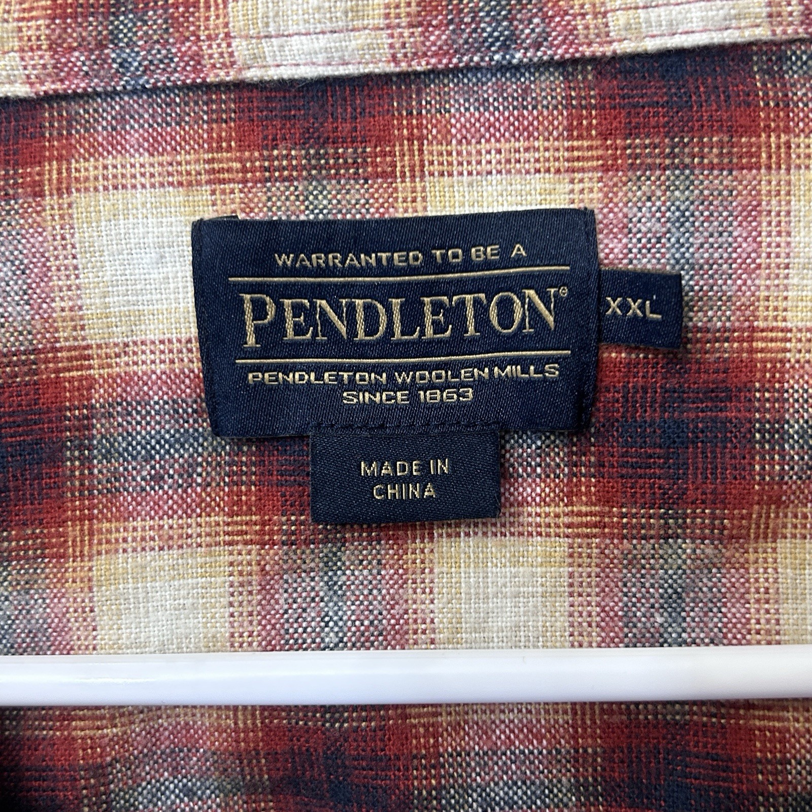 Pendleton Button Up Plaid Pearl Snap Flannel Men'… - image 3