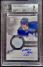 🔥 2016/17 UD THE CUP MITCH MARNER RC ROOKE AUTO PATCH RPA BGS MINT  🔥
