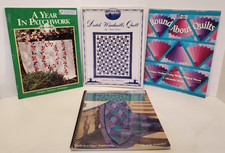 Lot of 4 Quilting Books with Patterns Patchwork Quilts Sewing Ideas Mixed Lot