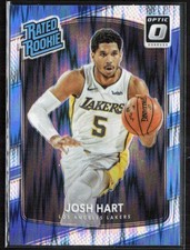 2017-18 Panini Donruss Optic JOSH HART Shock Rookie Card #171 Lakers KNICKS. rookie card picture