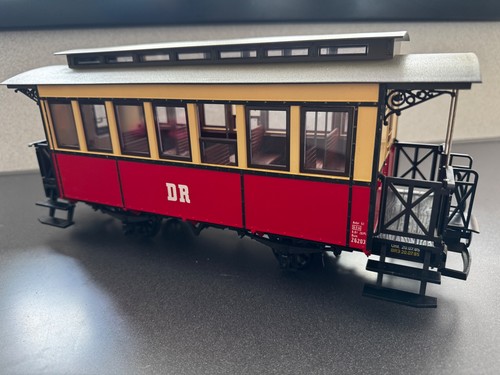 LGB 26203 Personenwagen, Spur G, sehr selten, Wagenübergänge klappbar | Condition: Neu