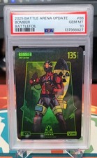 2025 Bo Jackson Battle Arena Update Bomber Glow Battlefoil #BF-86 PSA 10