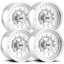 Set Of 4 Ion 71 15x8 6x5.5 -19mm Machined Wheels Rims 15 Inch