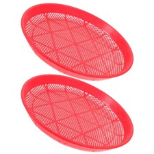  2 pezzi setaccio per cereali paletta in plastica per grani paletta in rete
