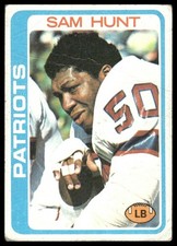 Sam Hunt 1978 Topps #461 New England Patriots