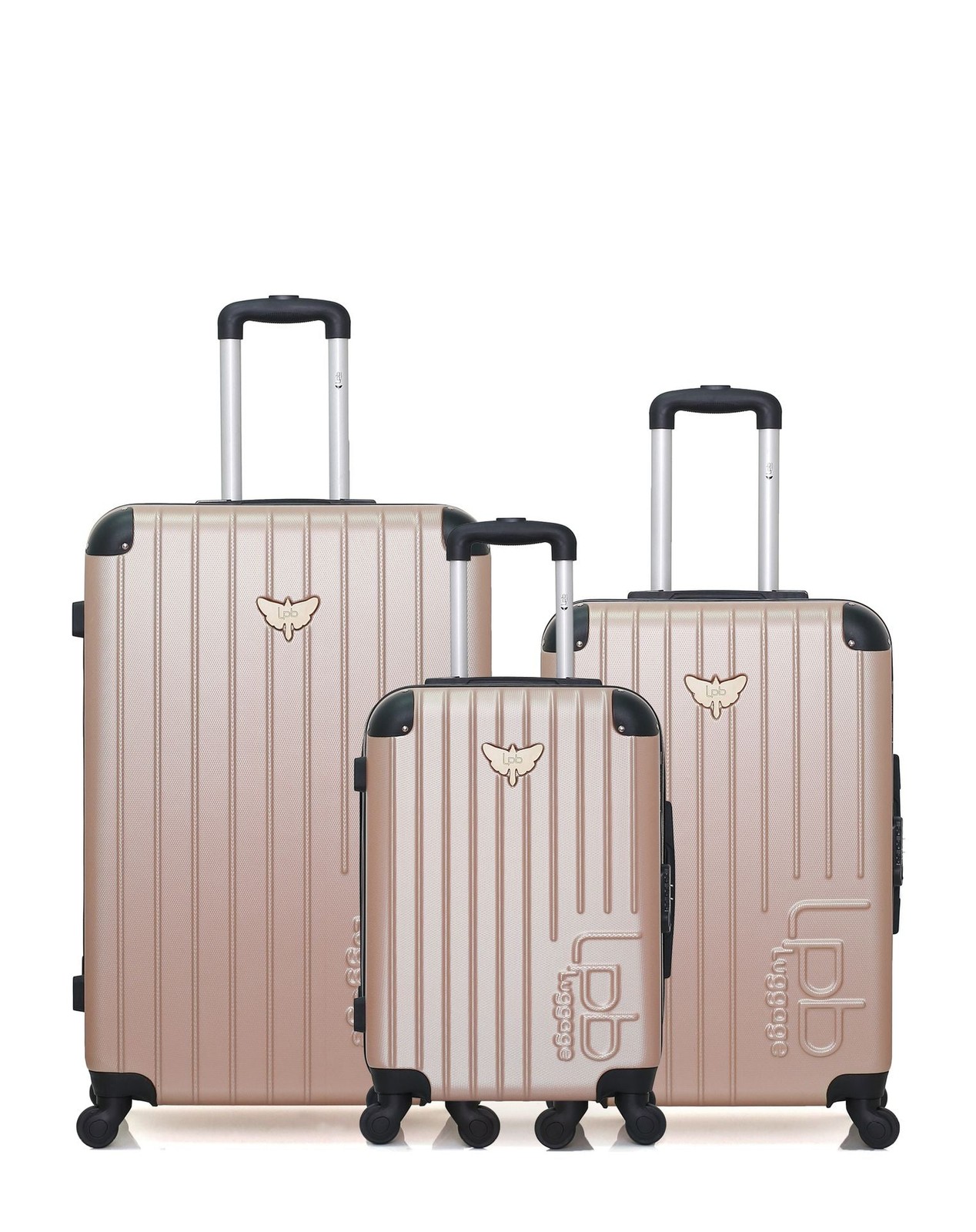 Valises LPB LUGGAGE MARIANNE rigides et maniables avec roues 360 pour vos voyages