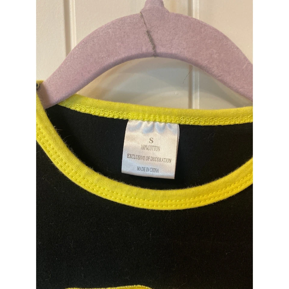 Girls School Bus Dress Size 5 Toddler Back to School Outfit Black Yellow - Image 3 of 4