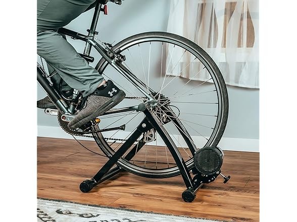 Alpcour Magnetic Bike Trainer Stand Black 