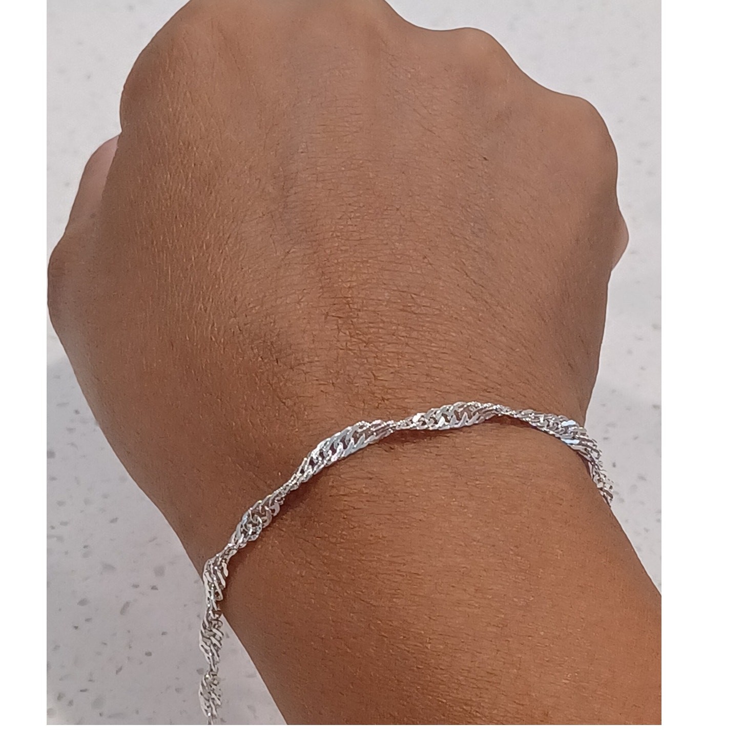 Beautiful Bracelet Silver adjustable - image 1