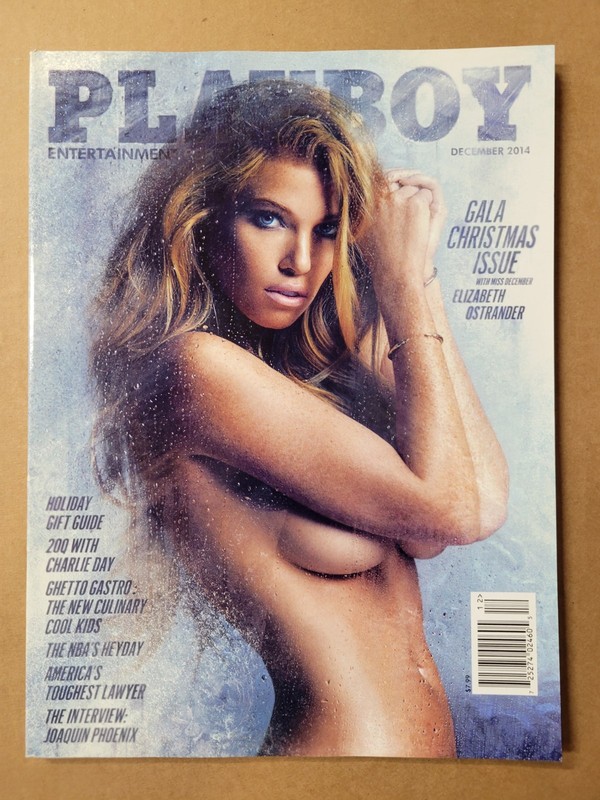 Playboy Magazine December 2014 Gala Christmas Issue Miss Elizabeth Ostrander