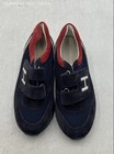 Hogan Boys Blue White Suede Hook And Loop Sneaker Shoes Size EU 29 Youth — photo 1