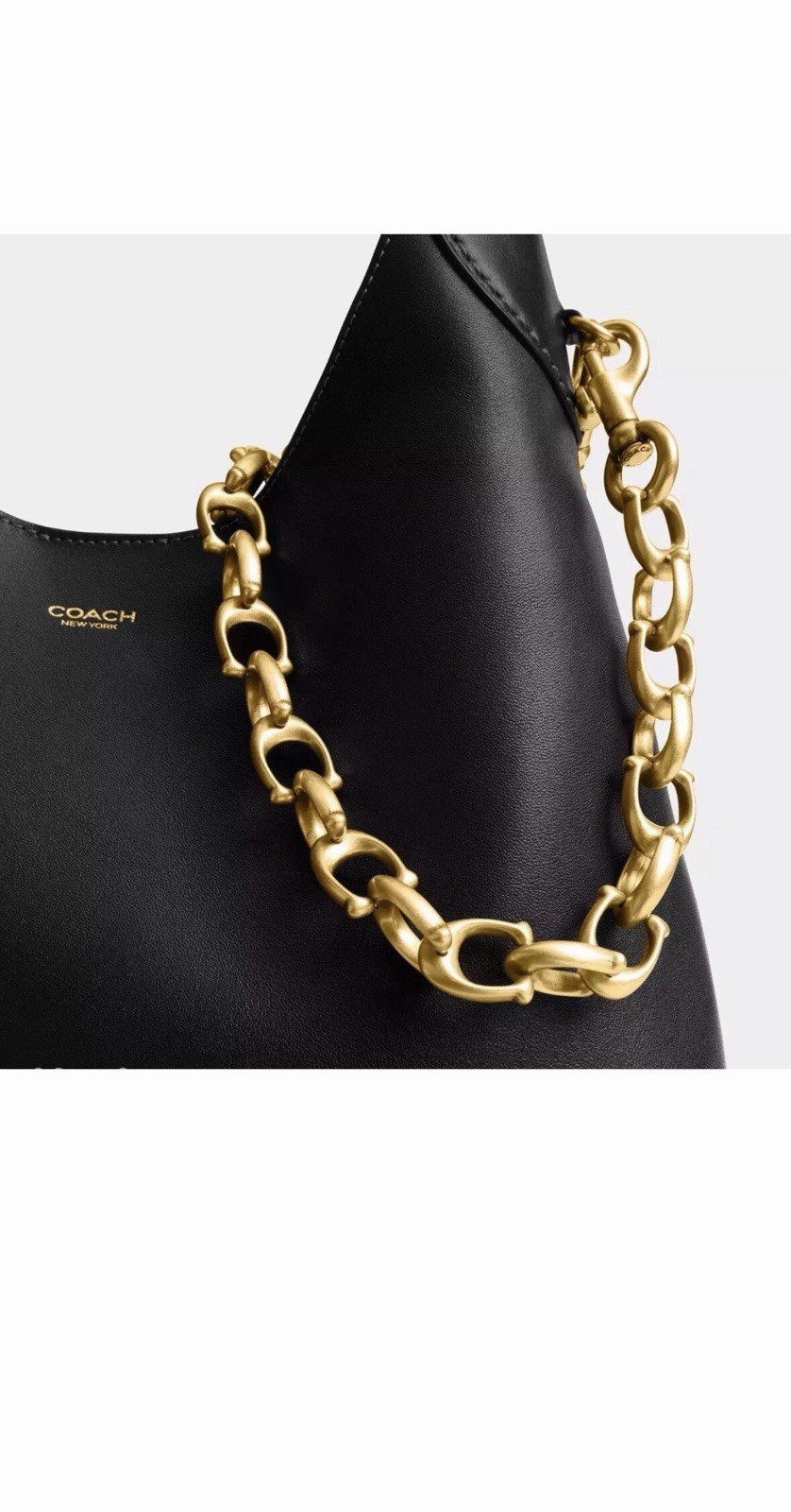 Coach Signature “C” Brass Chain thumbnail 2