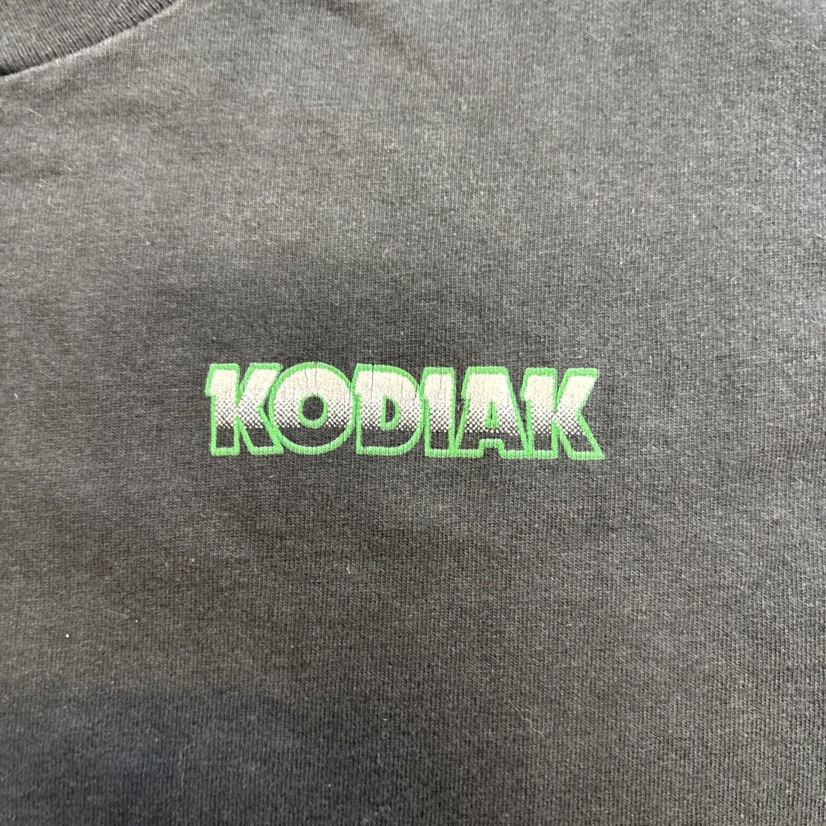 kodiak tobacco t shirt Vintage 90s Kodiak Smokeless Tobacco Bear Graphic Promo T-Shirt USA Made