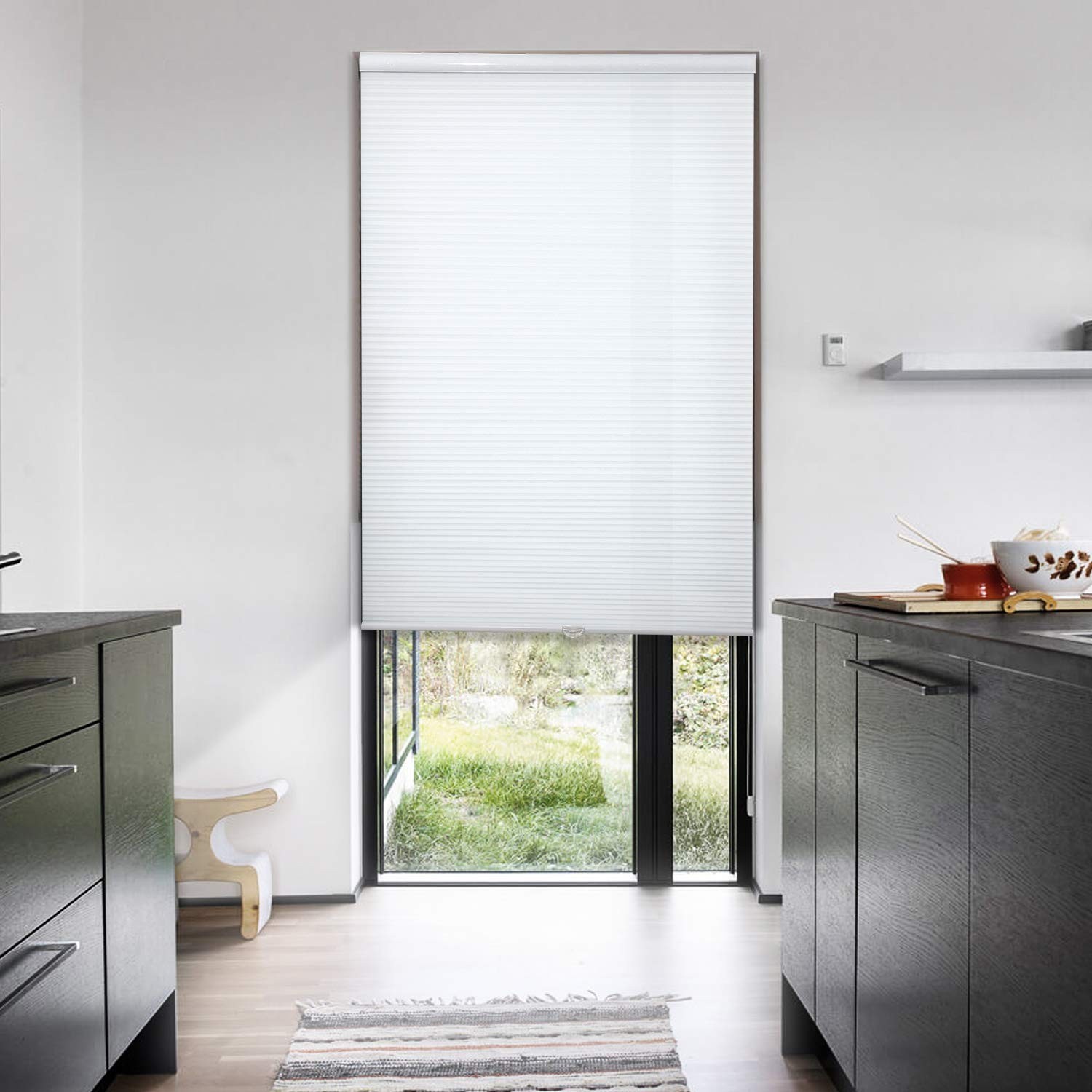 SUNFREE Cellular Shades Cordless Honeycomb Blinds Light Filtering Door Window...