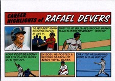2022 Topps Heritage #73TC-17 Rafael Devers 1973 Topps Comics