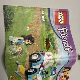 LEGO Friends 41086 Vet Ambulance 100% Complete & Instructions & Minifigure
