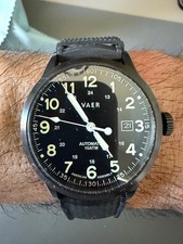 Vaer A5 Automatic Tactical Field Watch 40mm Black PVD