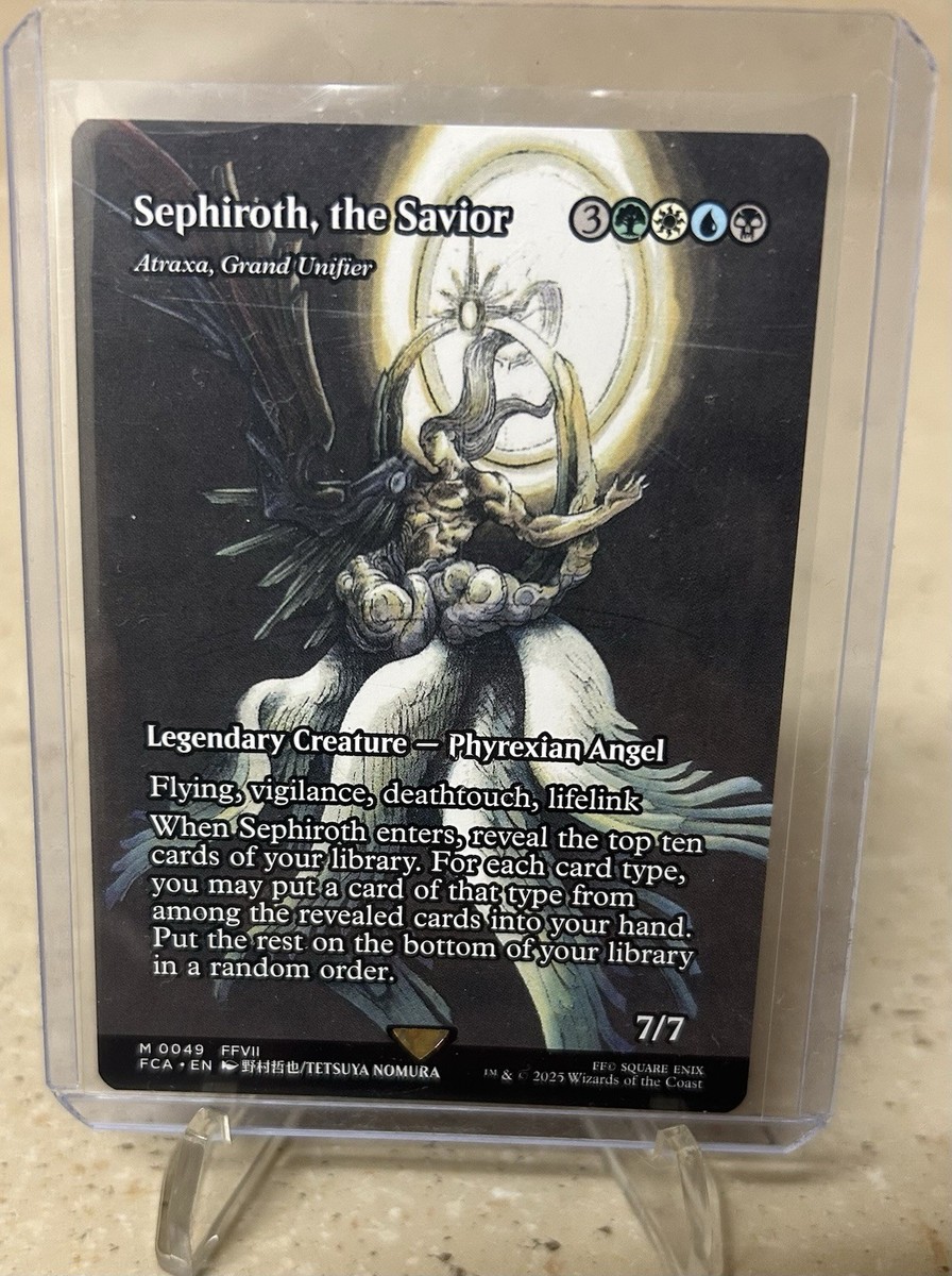 救済者、セフィロス/Sephiroth, the Savior 英語 foil 救済者、セフィロス/Sephiroth, the Savior 英語 foil - メルカリ