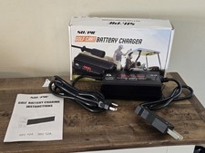 36 Volt 12 A Golf Cart Battery Charger for Club Car EZGO Yamaha Crowfoot Plug