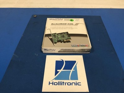 HIGHPOINT TECHNOLOGIES  640L INTERNAL 4 SATA PORT PCI-EXPRESS 2.0 X4 SATA 6GB/S